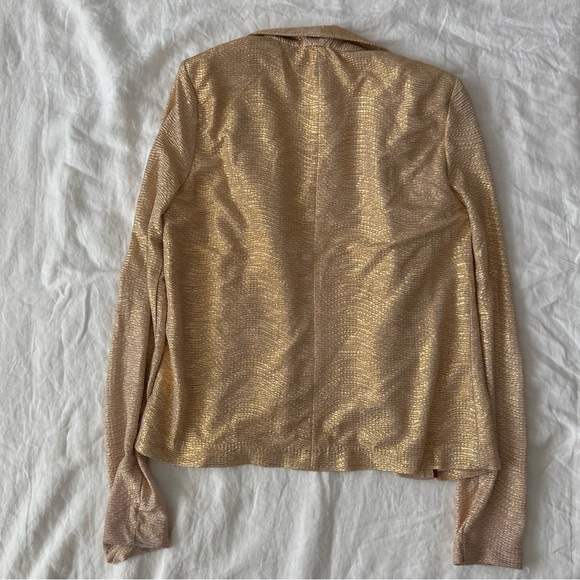 Chloe K Gold Women's Blazer - Picture 8 of 8